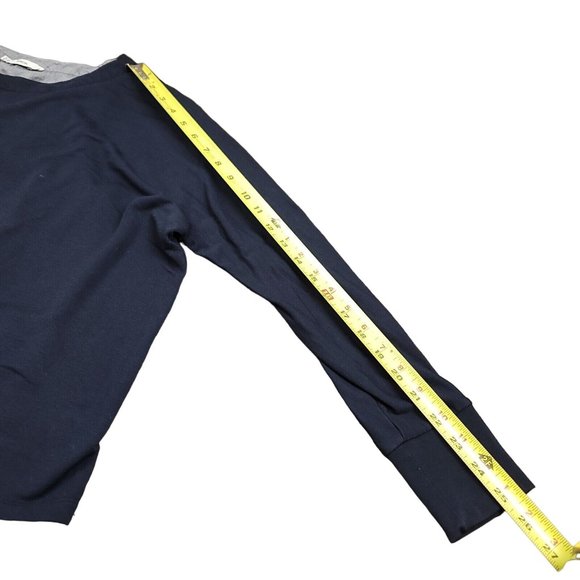 VINCE Womens XS Layered Sweater Silk Blend Chambray‎ Button Up Under Sweater Top - Picture 7 of 11